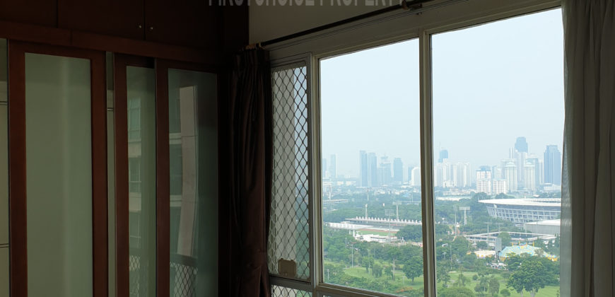 Dijual Apartemen Senayan Residence Full Furnished View Golf