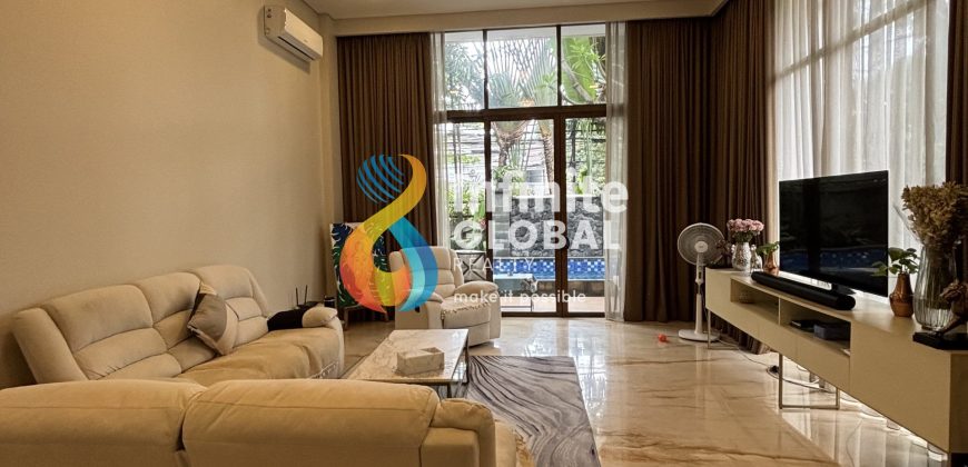 New townhouse with tropical & modern style at Jeruk purut kemang