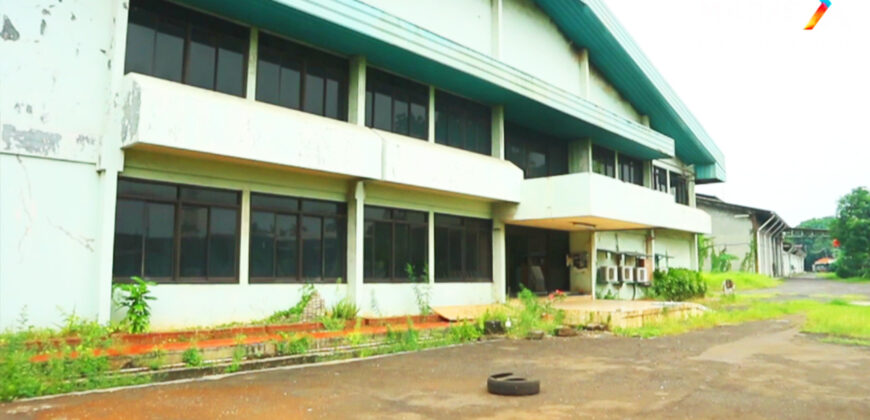 Dijual Gudang Bonus Tanah di Kawasan Industri