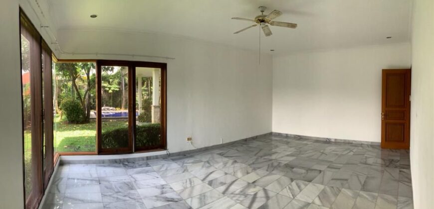 Big Nice House in Compound Kemang Area & Free Flood