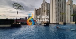 FOR SALE APARTMENT CENTRAL PARK SEMI FURNISHED LANTAI 26