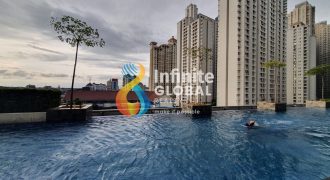 FOR SALE APARTMENT CENTRAL PARK SEMI FURNISHED LANTAI 26