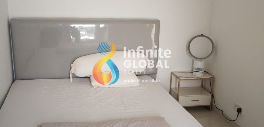 FOR SALE APARTMENT CENTRAL PARK SEMI FURNISHED LANTAI 26
