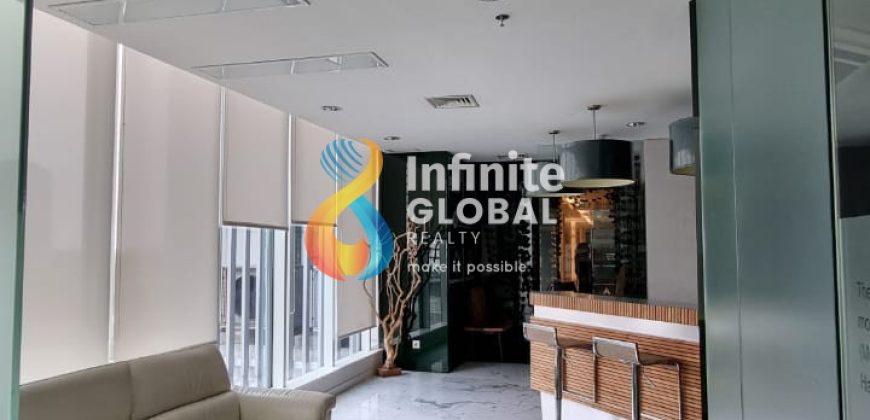 Office Space Mewah Fully Furnished di Sovereign Plaza Siap Pakai
