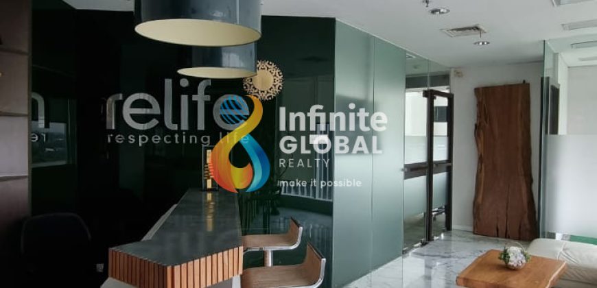 Office Space Mewah Fully Furnished di Sovereign Plaza Siap Pakai