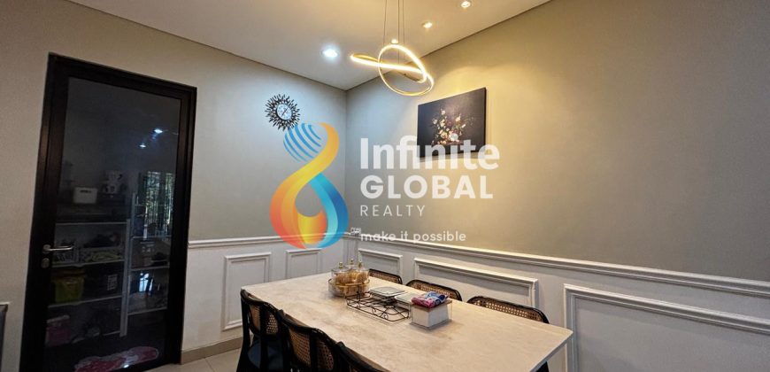 Rumah 3 Lantai Modern di Cluster La Seine Jakarta Garden City
