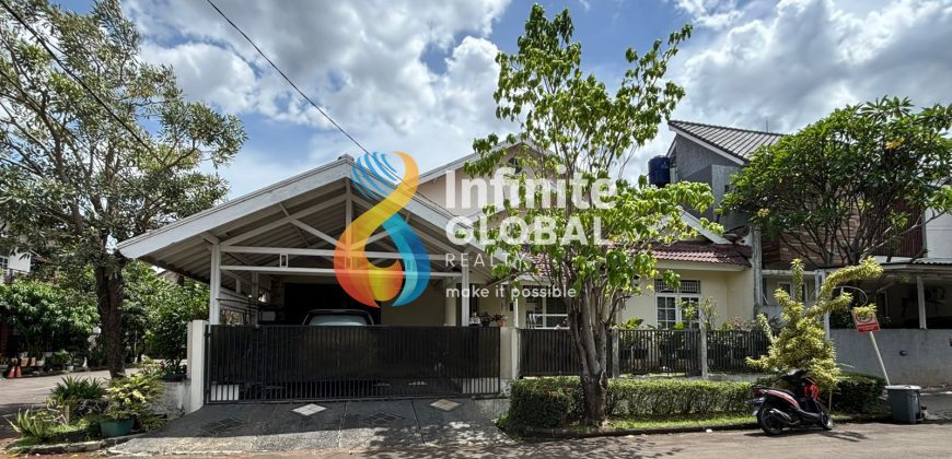 Rumah Hoek Eksklusif 1.5 Lantai di Bintaro – Siap Huni & Lokasi Strategis