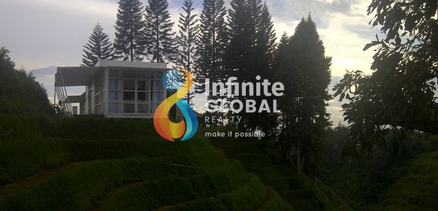 DIJUAL TANAH EKSKLUSIF DENGAN PANORAMA ALAM LEMBANG