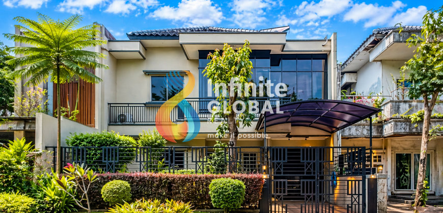 RUMAH SUPER LUAS 600m² MODERNLAND – FULL FURNISHED, ADA ROOFTOP & JACUZZI!