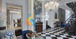 Rumah Mewah Hook Full Furnished di Cluster Malibu Deltamas LT 369 m² Private Pool Siap Huni