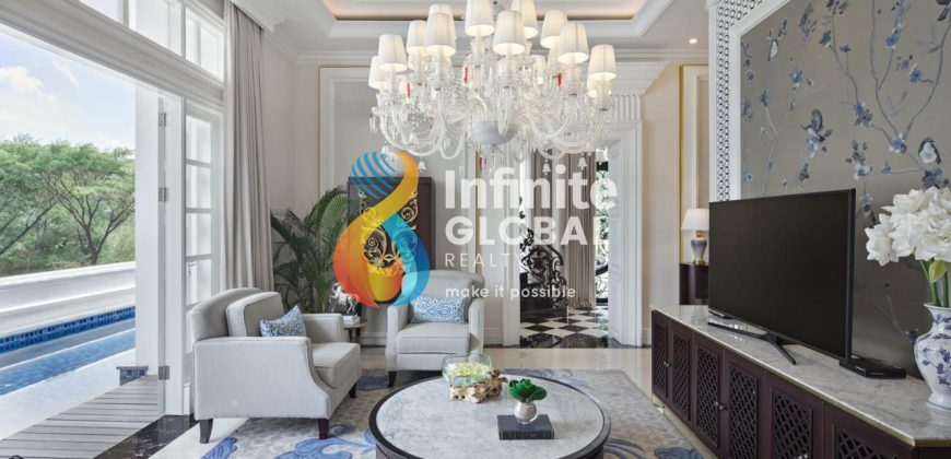 Rumah Mewah Hook Full Furnished di Cluster Malibu Deltamas LT 369 m² Private Pool Siap Huni