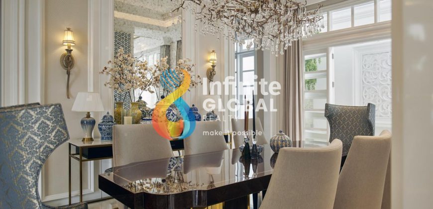 Rumah Mewah Hook Full Furnished di Cluster Malibu Deltamas LT 369 m² Private Pool Siap Huni