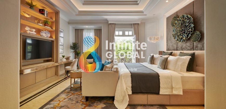 Rumah Mewah Hook Full Furnished di Cluster Malibu Deltamas LT 369 m² Private Pool Siap Huni