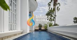 Rumah Mewah Hook Full Furnished di Cluster Malibu Deltamas LT 369 m² Private Pool Siap Huni