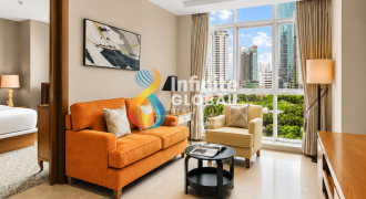 Oakwood Mega Kuningan 1BR 59m² Lokasi Premium Area Kedutaan & CBD Jakarta