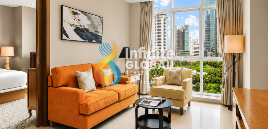 Oakwood Mega Kuningan 1BR 59m² Lokasi Premium Area Kedutaan & CBD Jakarta