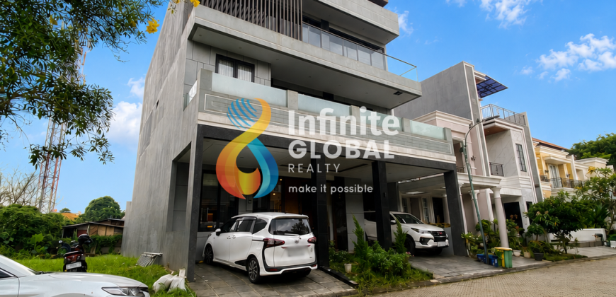 Luxury House Kemanggisan dalam Cluster Elite – 5 KT, Row Jalan Lebar, Siap Tempati