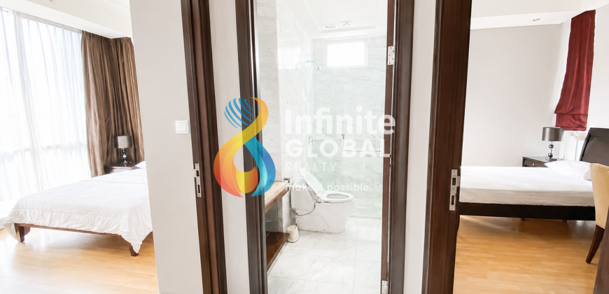 Luxury 2BR Apartment for Rent at The Peak Sudirman | Private Lift | CBD View | Fully Furnished