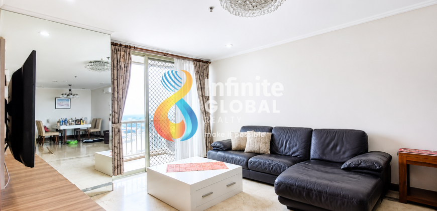 Jual Cepat Apartemen Bumimas Jakarta Selatan Semi Furnished 133 m² Nego