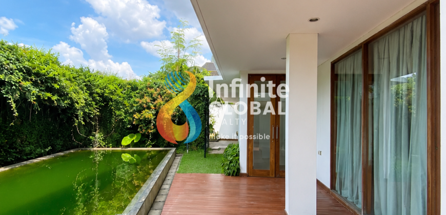 Disewakan Townhouse Eksklusif Kemang Utara | Private Pool | One Gate