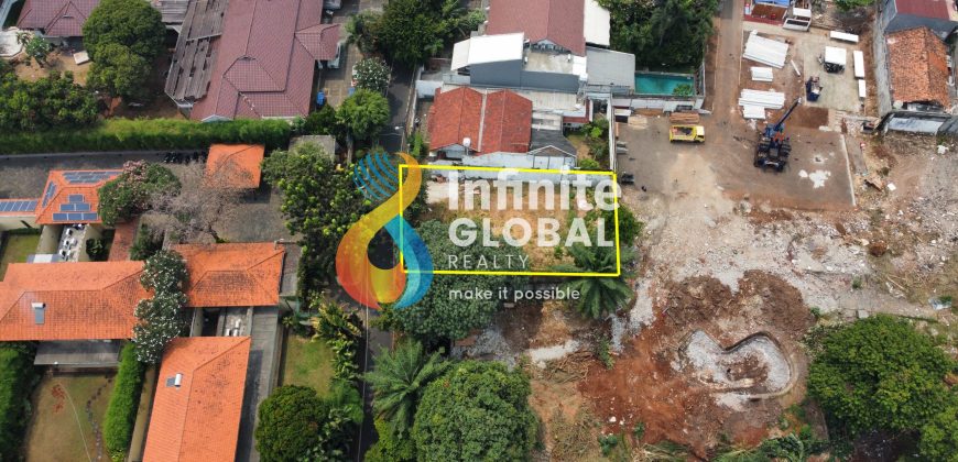 Dijual Tanah SHM 441 m² di Kemang Selatan Hadap Utara, Cocok Bangun Rumah Mewah