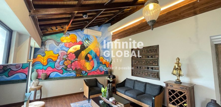 Dijual Rumah Mewah Artistik 3 Lantai di Kemanggisan Utama Kolam Renang & Jacuzzi