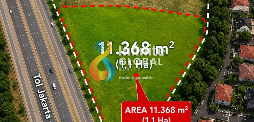 Disewakan Lahan Komersial 1,1 Ha Puri Botanical Jakarta Barat
