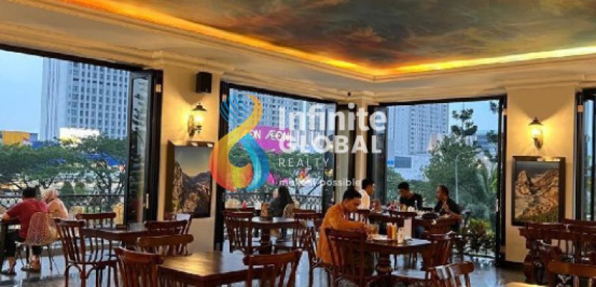 DIJUAL LAHAN KOMERSIAL PREMIUM BANGUNAN RESTORAN DI CBD SENTUL CITY